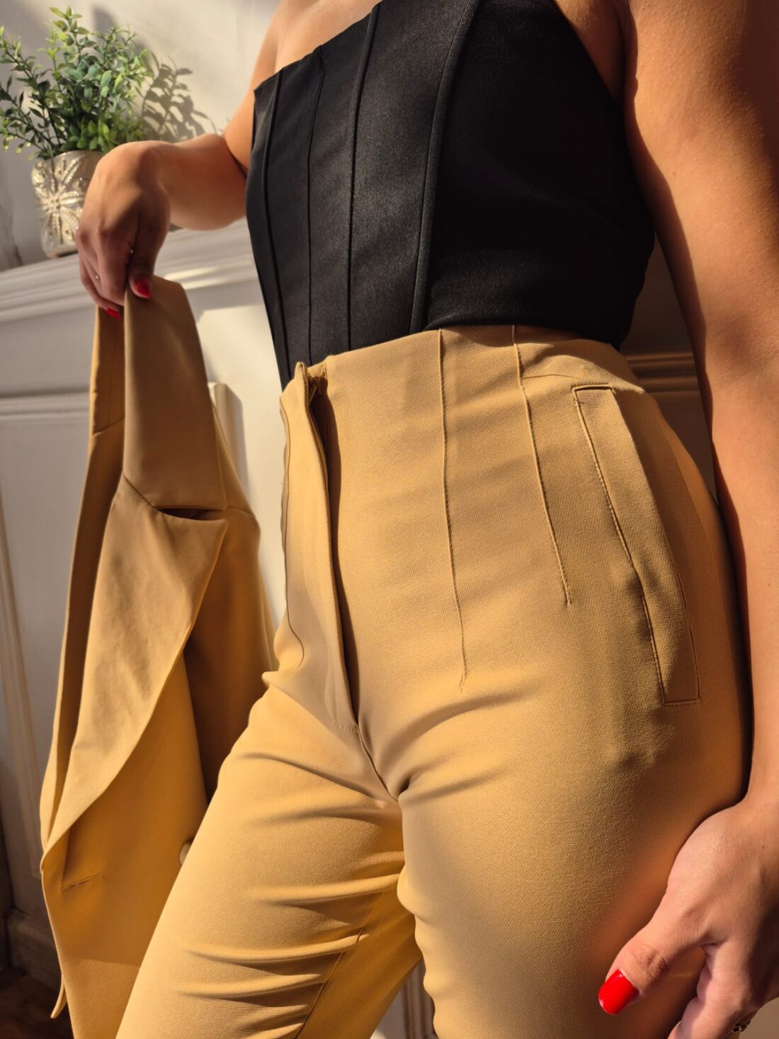 PANTALON RECTO PINZADO
