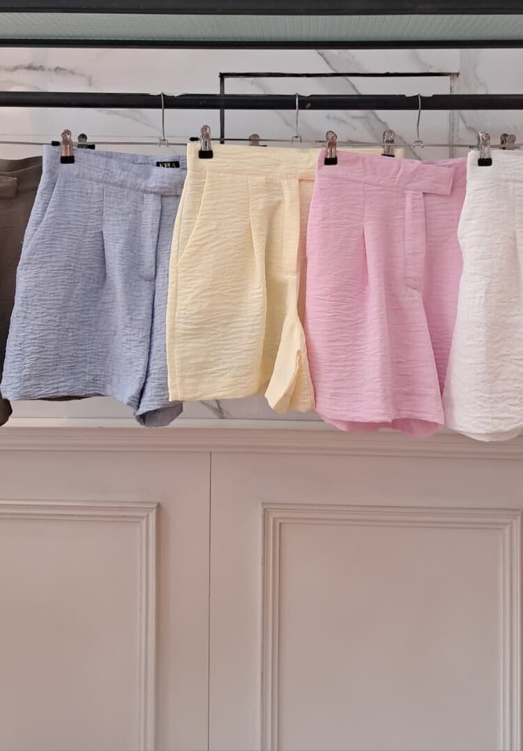 SHORT ROMA DE LINO