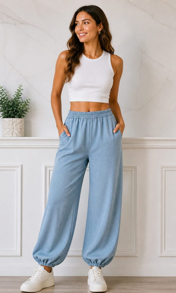 Pantalon wide babucha bengalina